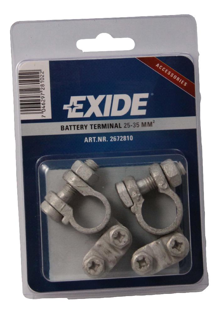 Batteriklemme Polsko 25/35kv blister sett