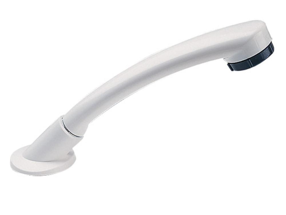 Dusj m/slange hvit DUETT STAND