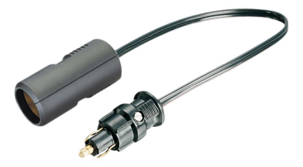 Adapter lite støpsel til stor kontakt 12v