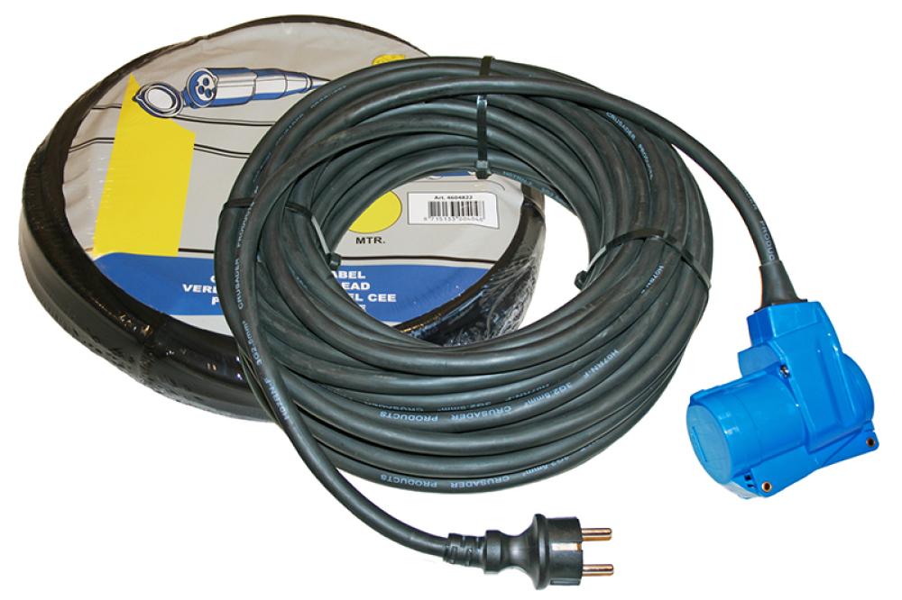 Kabelsett 25m 3x2,5 kv. Neopren + vinkel Utvendig kabel