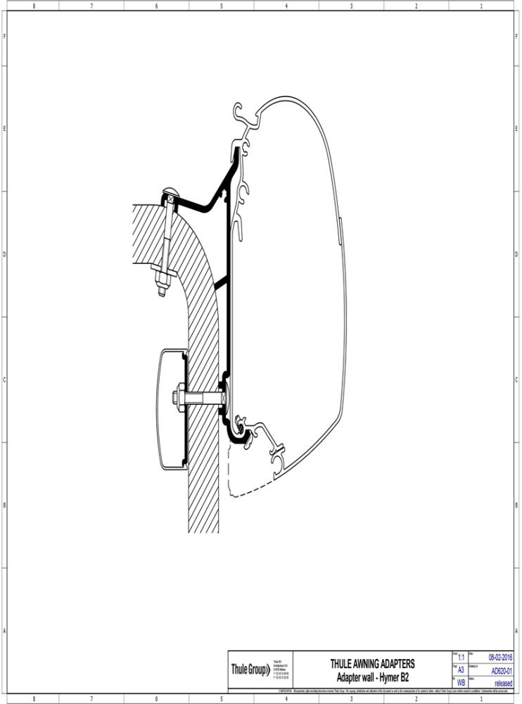 Adapter Omnistor Hymer B2 4,5