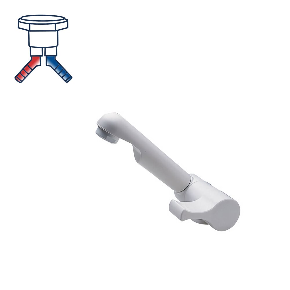 Mono-Mix Style 2005 Vannkran blande Hvit