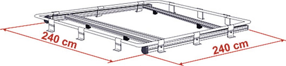 Festestang tak FIXING BAR R240