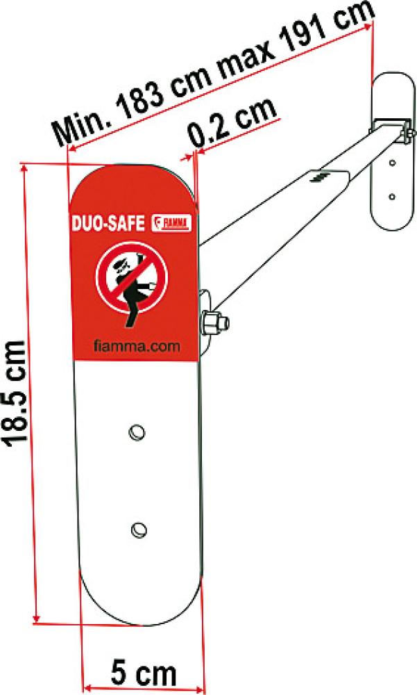 Sikkerhetsbøyle Fiamma Duo-Safe PRO