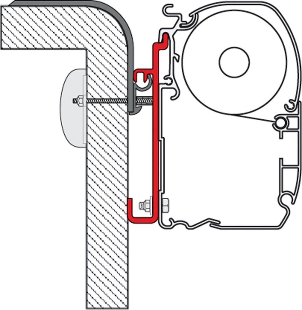 Feste markise F45 4,0m Rapido