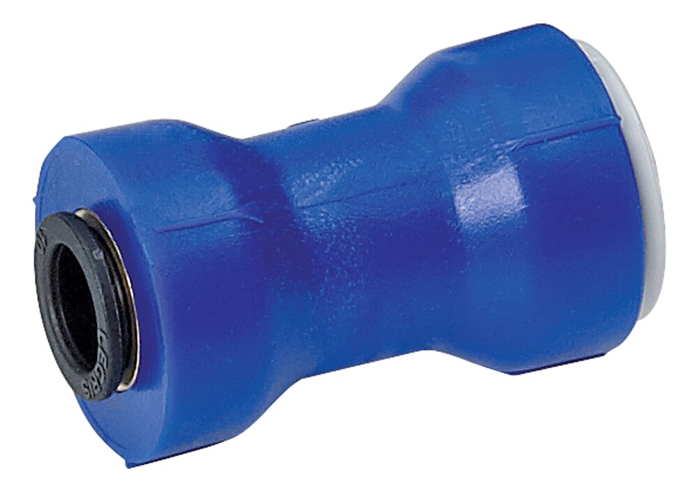 Kobling rett UniQuick varmtvann. 12mm rør til 10mm