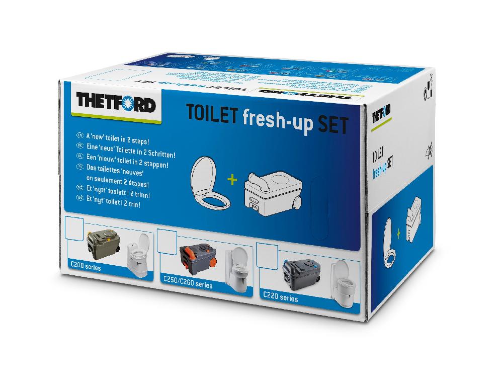 Fresh-up Sett til toalett C250/C260 m/ hjul