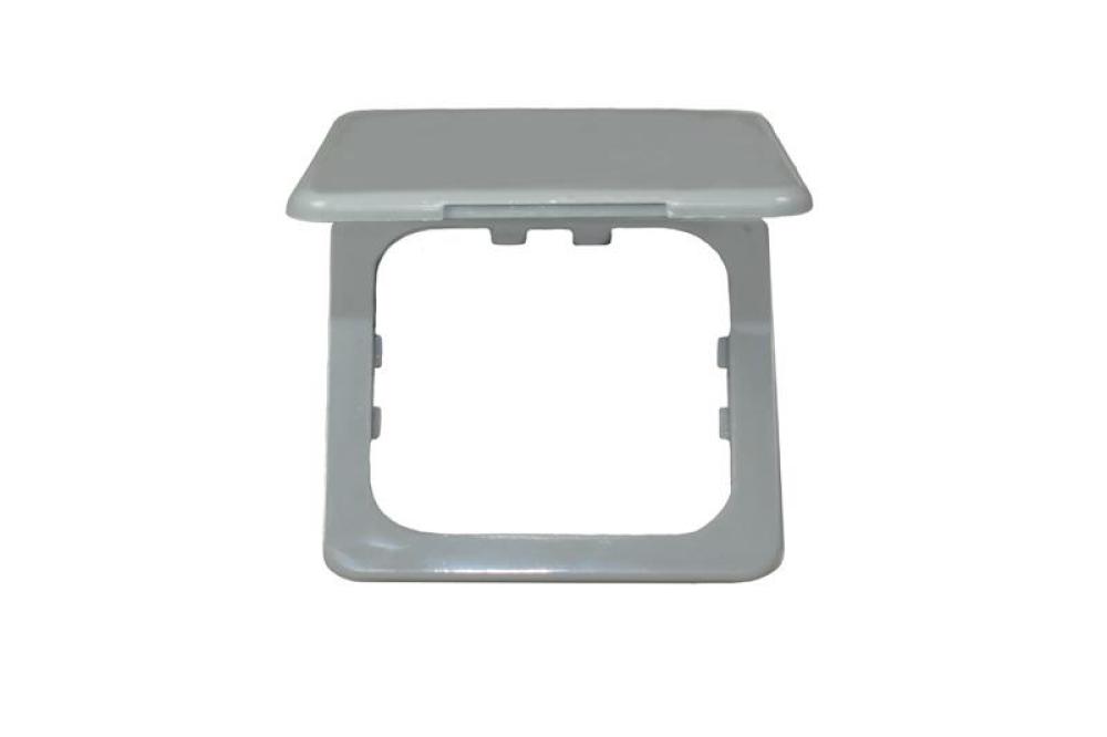 Ramme bryter enkel m/lokk. Sølv C-line C-Line