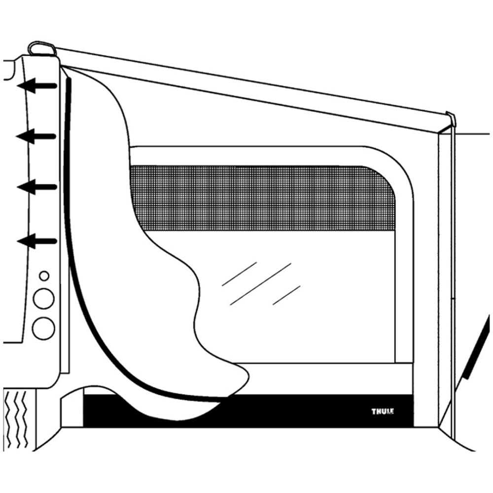 Strammesett side Quickfit Thule