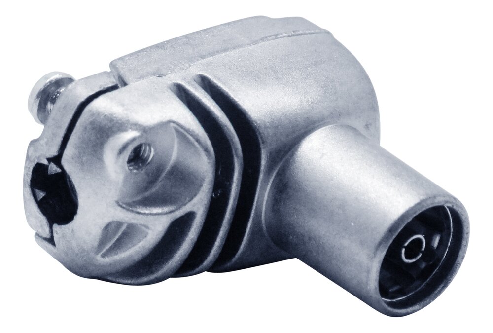 Kontakt antenneplugg Hunn Vinklet