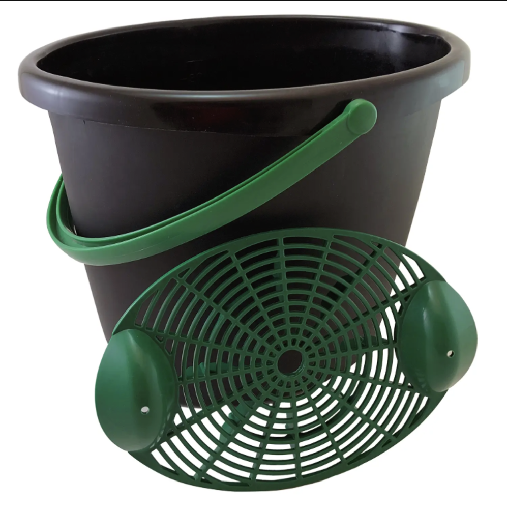 Vaskebøtte med rist 12 L