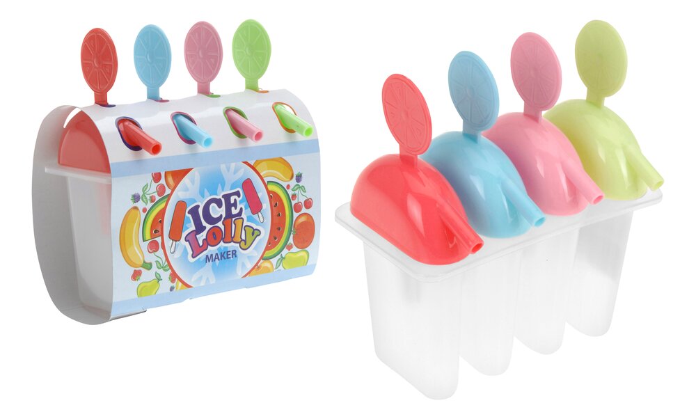 Isformer 4 stk flerfarget