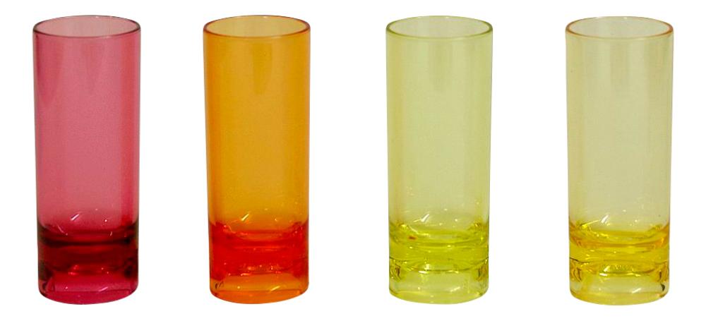 Snapsglass Rainbow 4pk