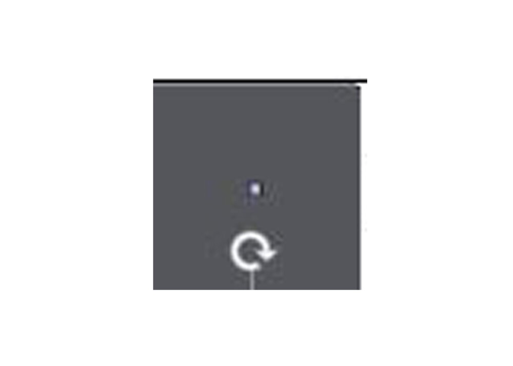 Deksel til bryter m/kontrollys Svart