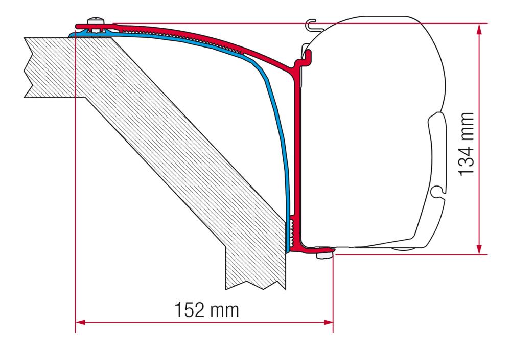 Feste markise F45 Kit Laika