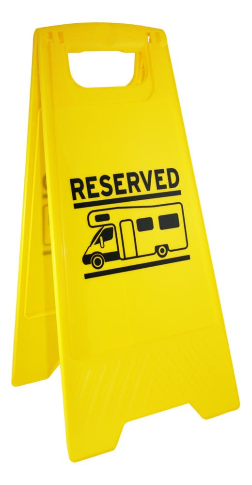 Skilt reservert bobil