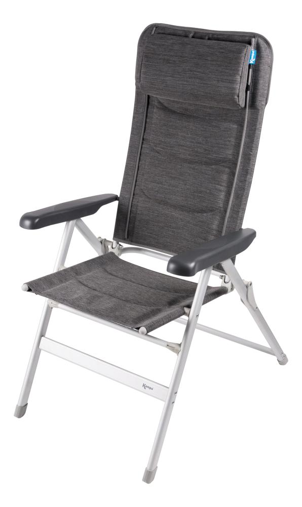 Campingstol Luxury Modena Grå