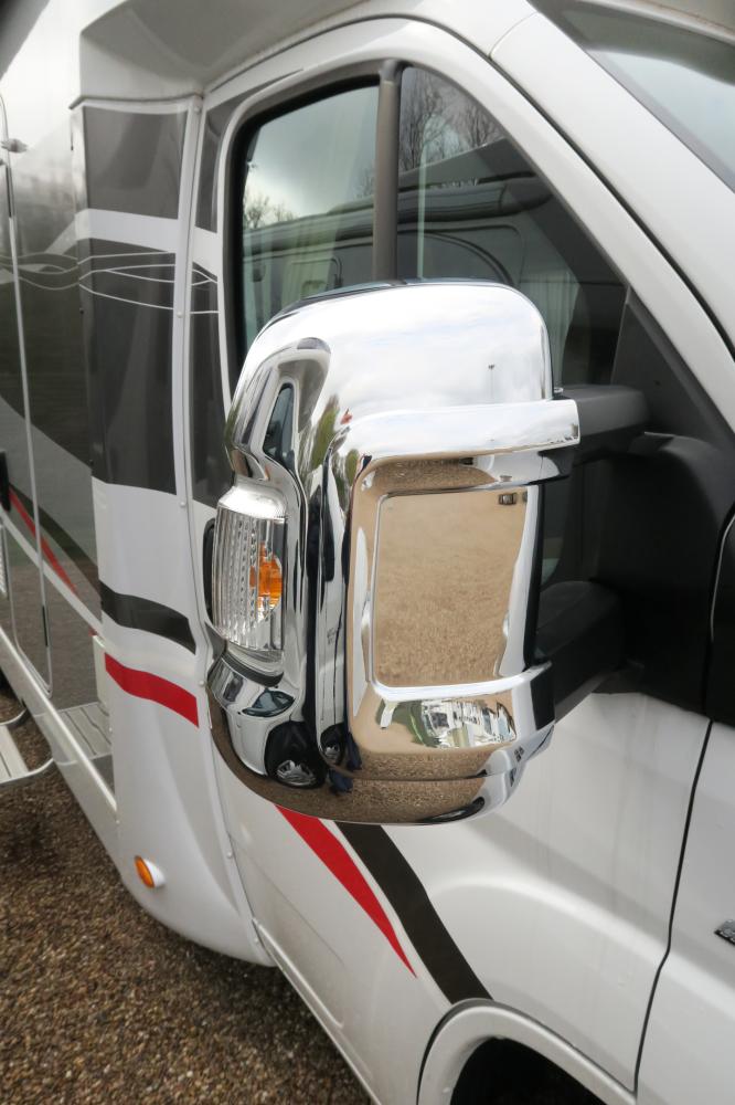 Speilbeskytter Kort arm Chrome 2 stk