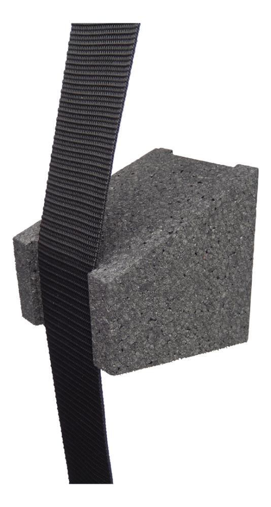 Beskyttelse vegg svart 4 stk HINDERMANN