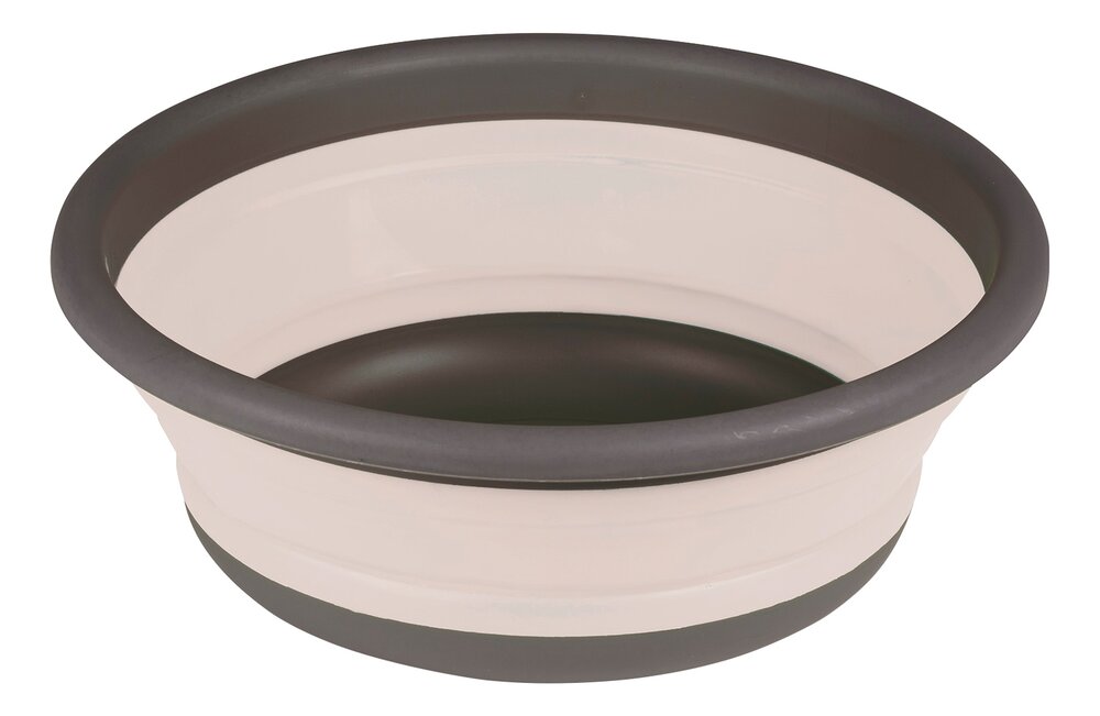 Vaskeskål L sammenleggbar Grå