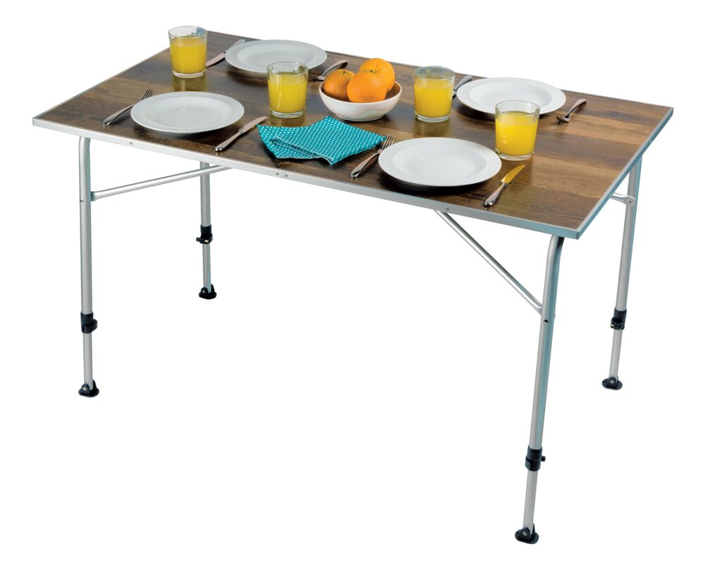 Campingbord 120x70 cm Zero Large Wood-look