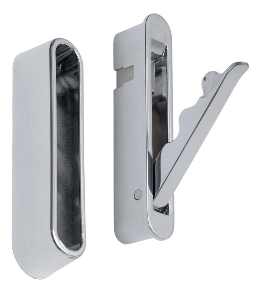 Opphengskrok Chrom uttrekkbar Small