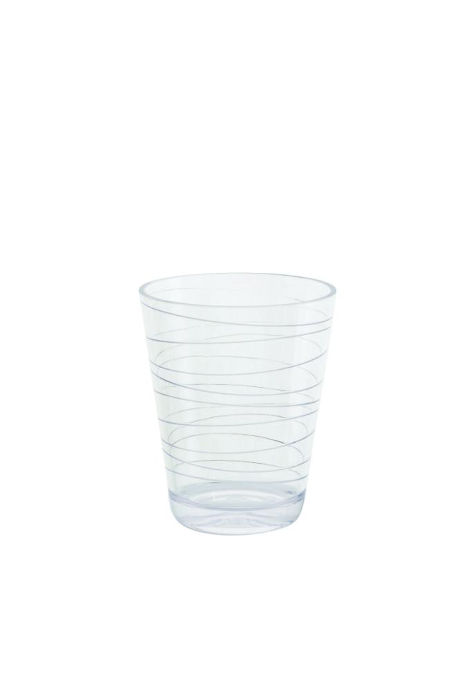 Glass Retro Design Black & White 33 cl 2 stk