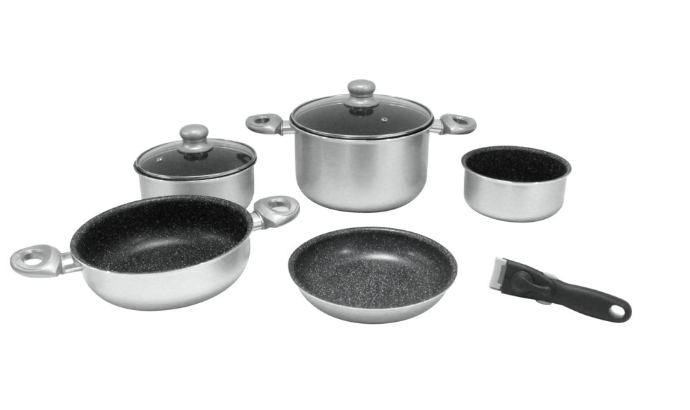 Silver Line Induksjon Kasserollesett 8 deler