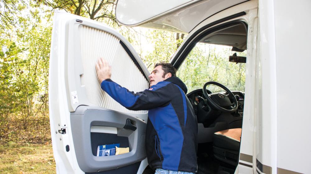 Remi Blendingssystem for høyre sidevindu Beige Fiat Ducato 2011->