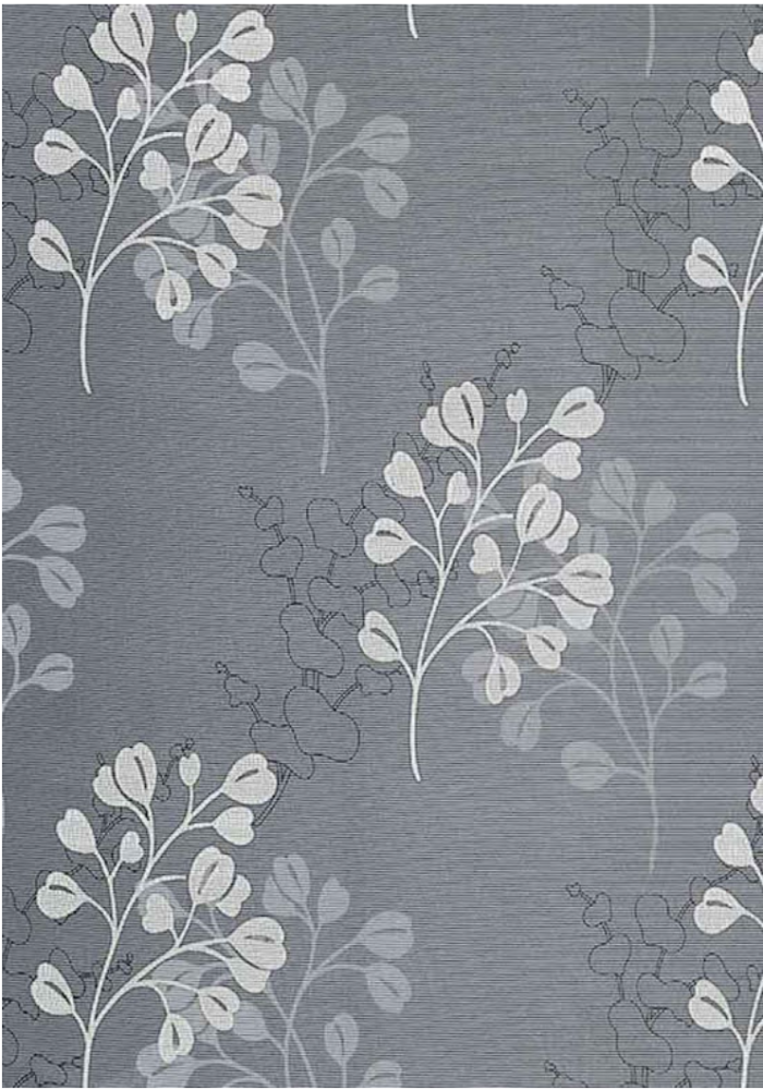 Miami Flowers Bordløper Antrasitt 150 x 40 cm