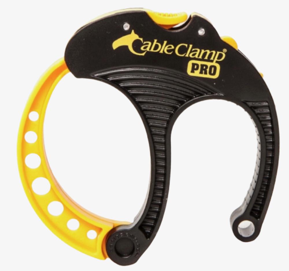 Cable Clamp Pro Large gul & sort