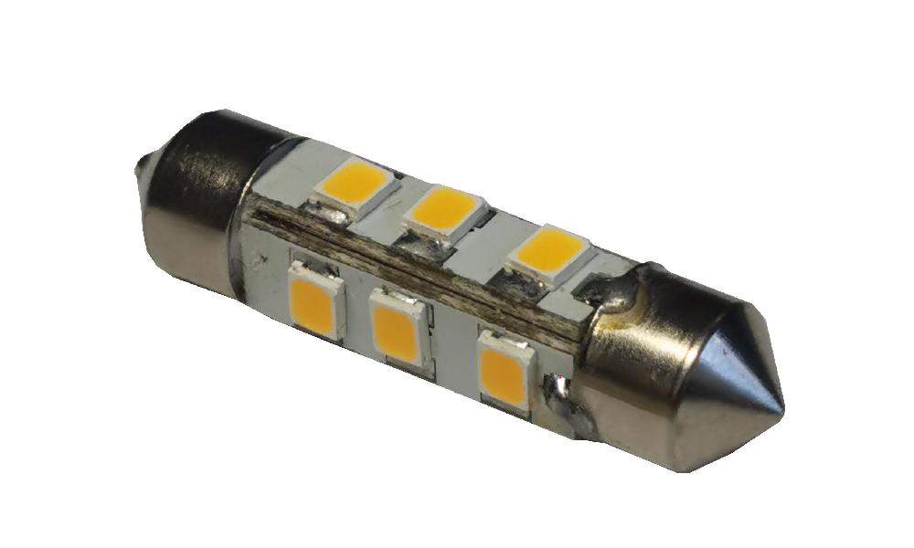 Lyspære LED 0,8 W Varmhvit lys Pinol 43 mm