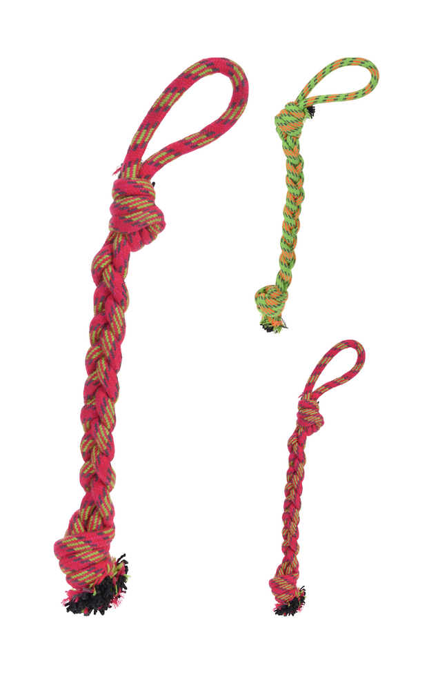 Hundeleke tau 56 cm Ass. farge