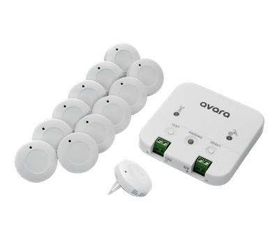 Avara Moist Fuktalarm m/ 12 stk fuktsensorer