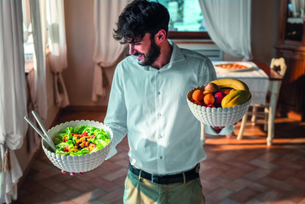 Bolle Tiffany Hvit L 25 cm