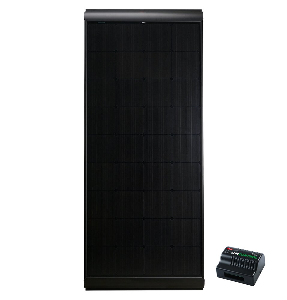 Solcellepakke BlackSolar 185 W Svart m/ regulator