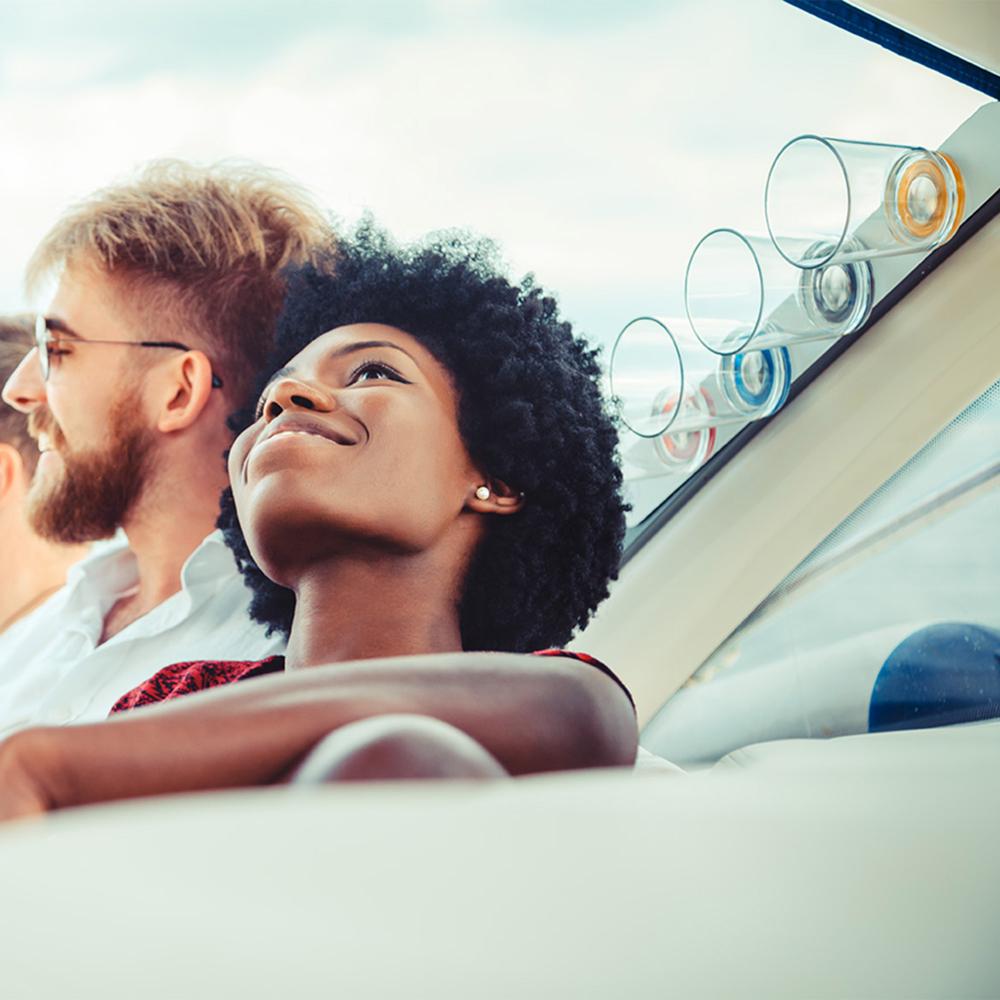 Magnetisk glass - Drikkeglass 25 cl. blå bunn pk a 2 stk