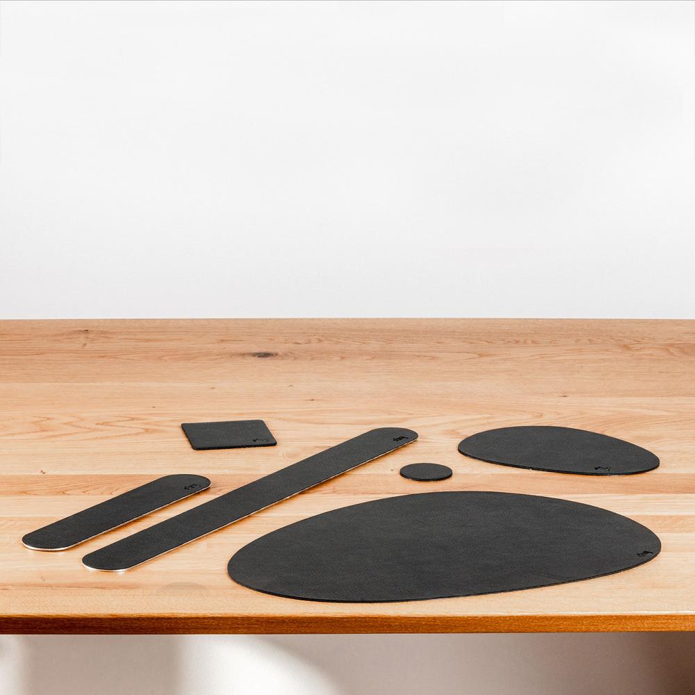 Magnetisk bordmatte 40 x 27 cm svart