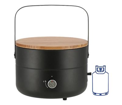 Mestic Barbecue Mini Gassgrill Sort