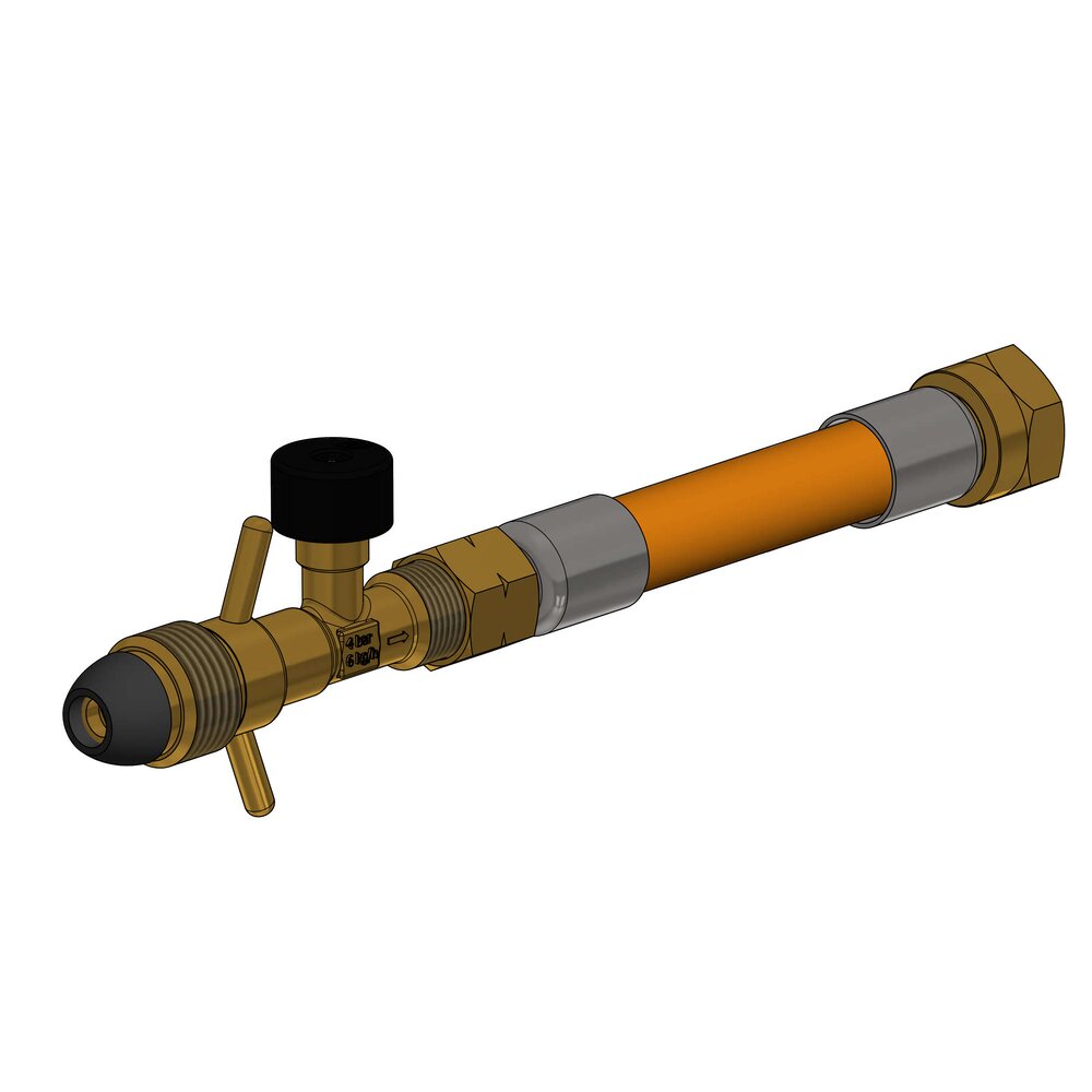 Slange montrering POL Nut G10 Ø6,3X5mm 45cm