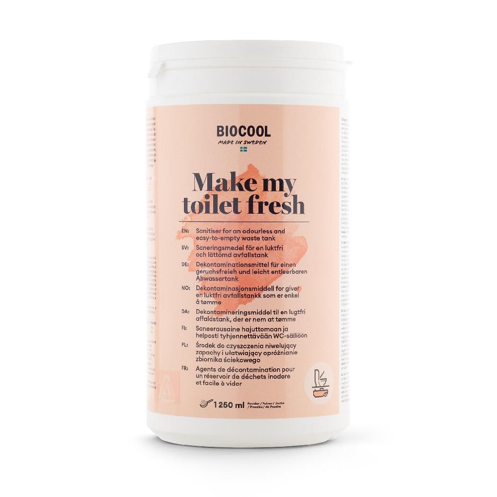 Rensemiddel BioCool Make My Toilet Fresh pulver 1250 g