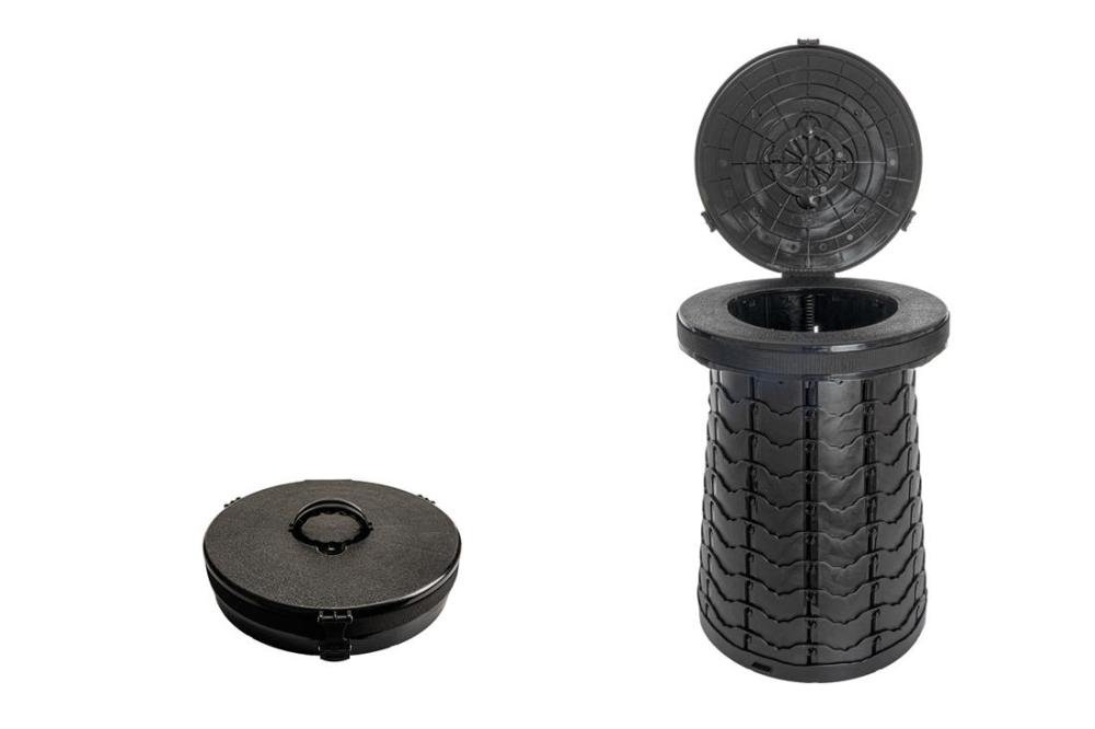 Toalett Torgano sammenleggbar Svart