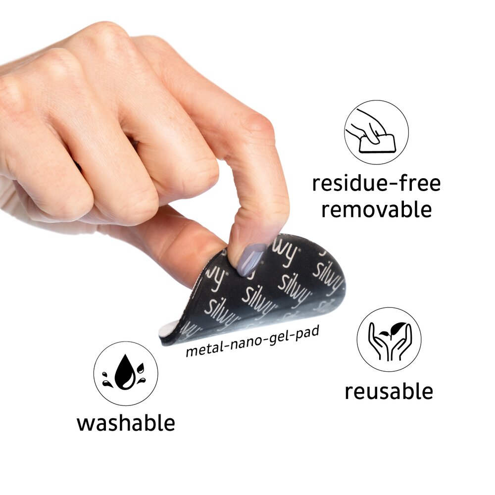 Magnetisk krok Clever m/ hvit krok/pad