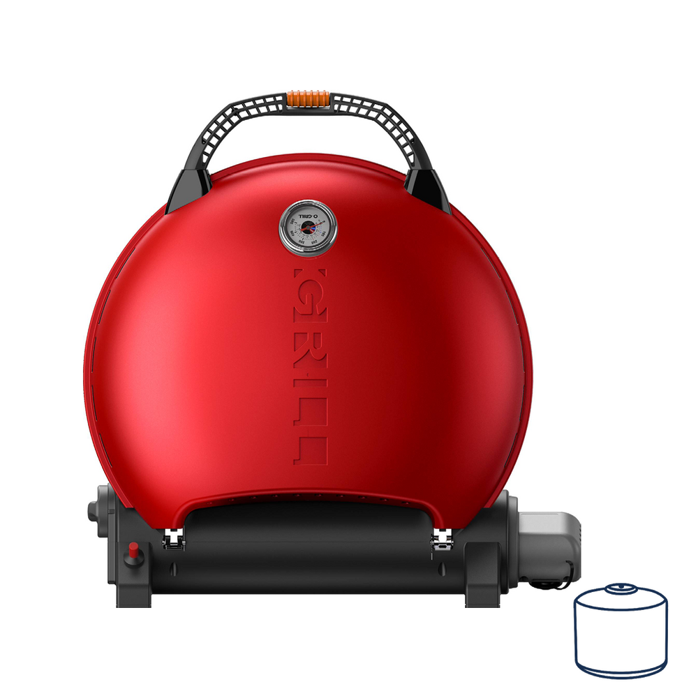 O-Grill Piknik 600 rød