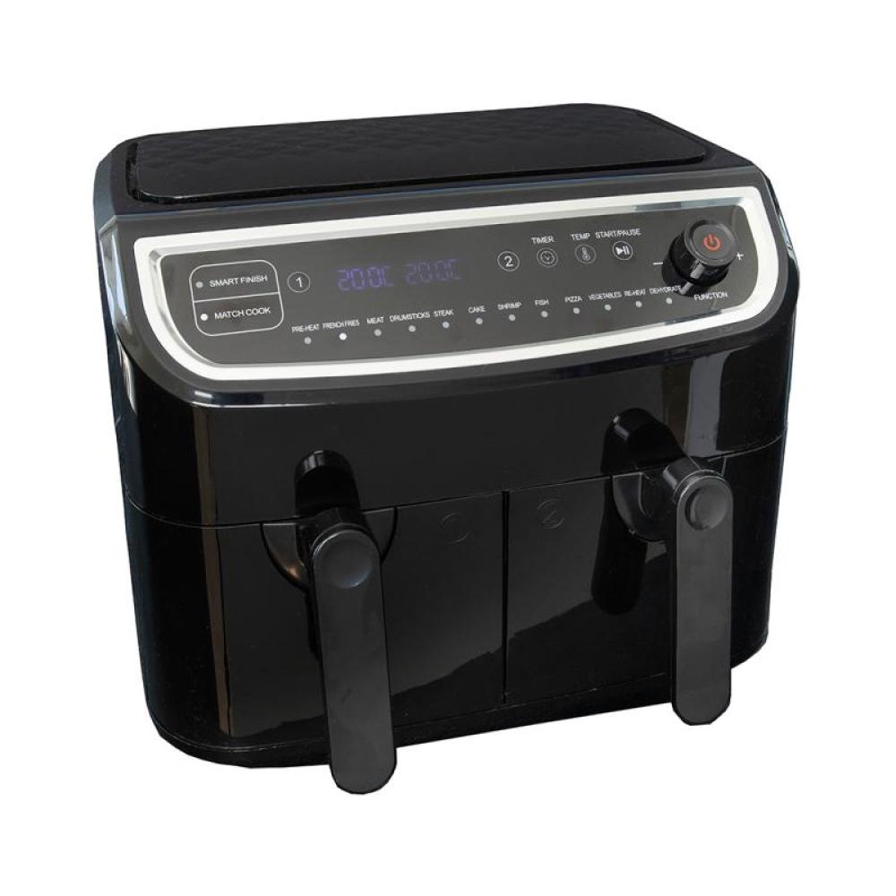 Airfryer Gastronoma 2 skuffer 9l 2400 W sort