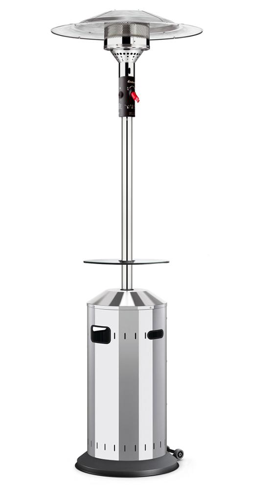 Terrassevarmer 3,5-8 kW Rustfri stål