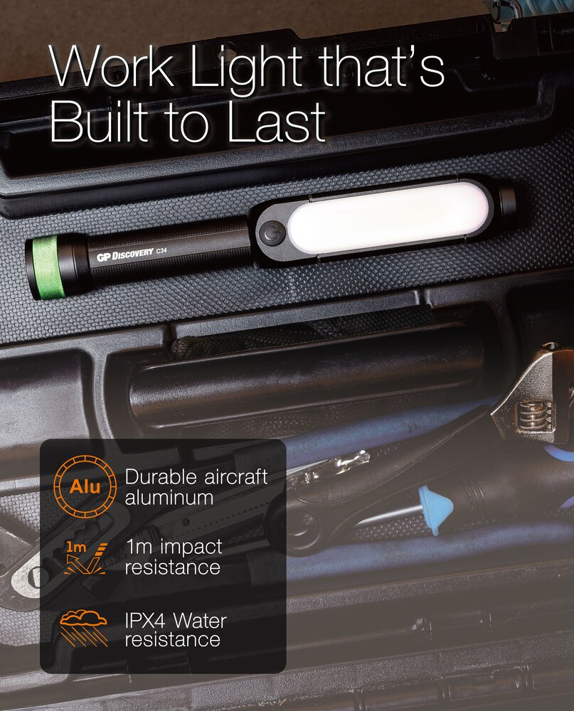 Lommelykt Discovery GP 350 lm