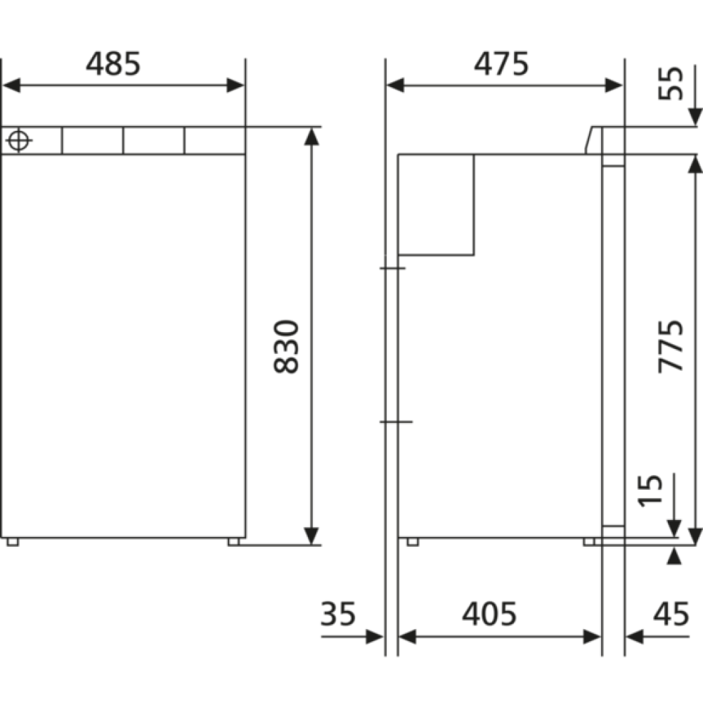 CoolMatic MDC 90 Kjøleskap kompressor 90 l