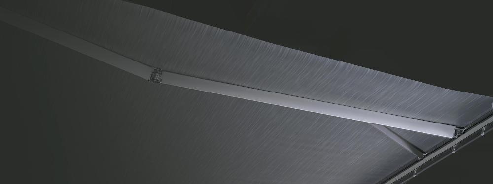 Omnistor 8000 Markise Anodised kassett 400 Alaska Grey