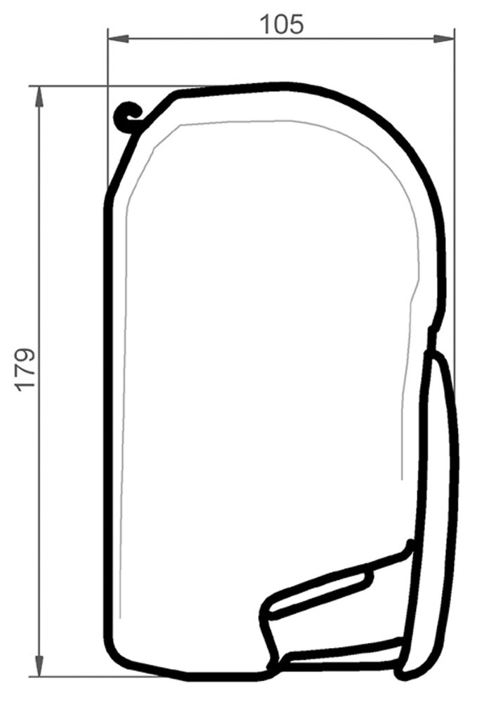 Omnistor 8000 Markise Anodised kassett 400 Alaska Grey